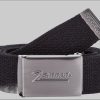 2Stoned Uni Textile Belt with Matte SPEED Buckle - Adjustable & Customizable Schwarz 2Stoned Jungenmode
