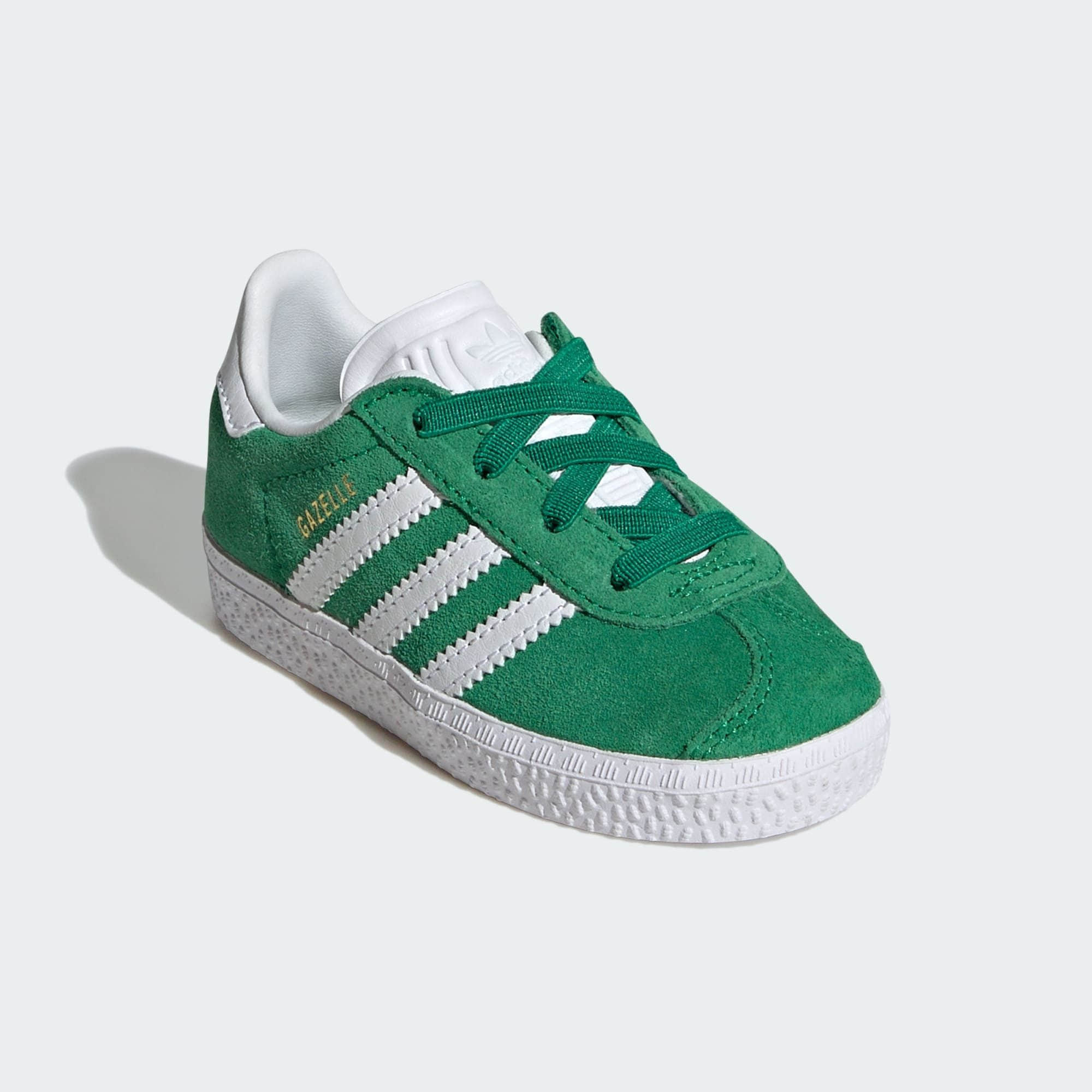Adidas Originals GAZELLE Comfort Closure Kids Sneakers - Elastic Lace Green / Cl Babymode