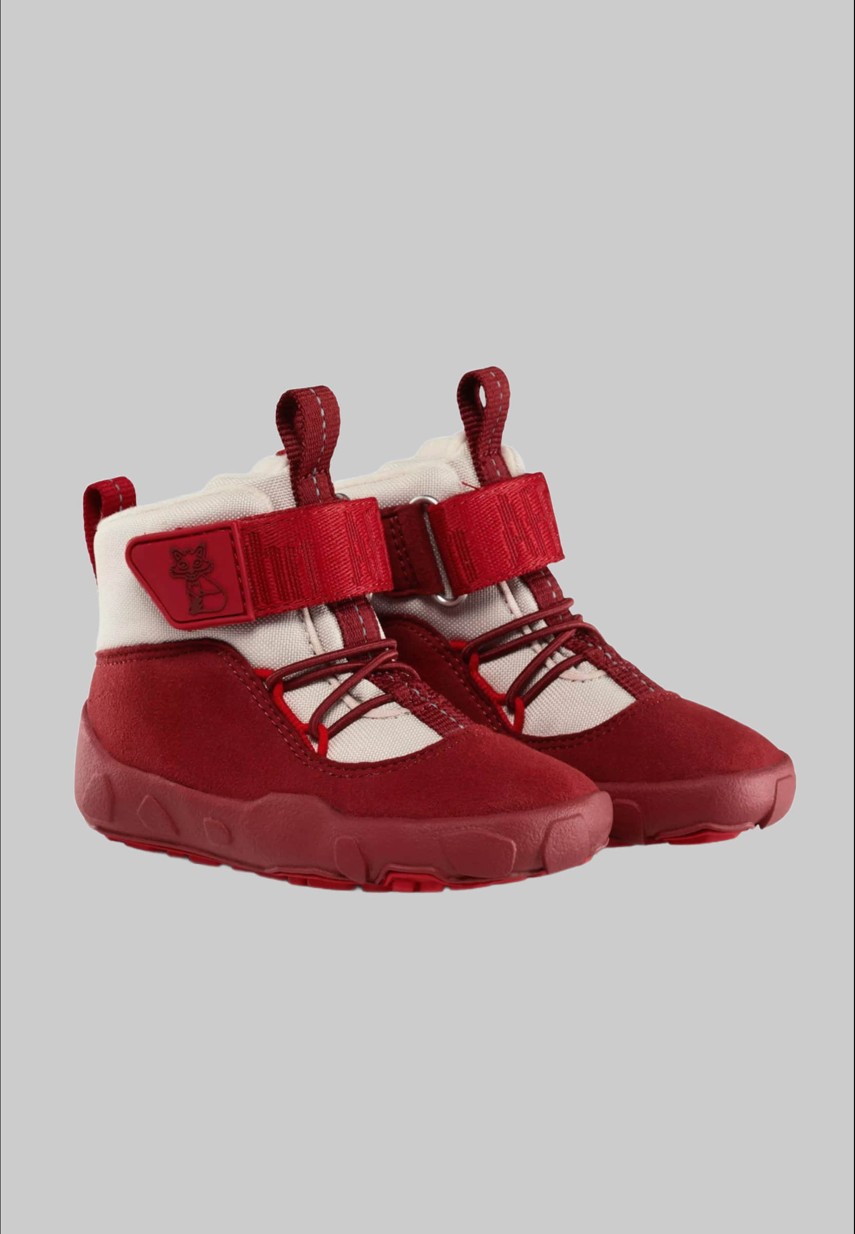 Affenzahn Mädchenmode Affenzahne Warmy Vegan First Walker Shoes - Baby & Toddler Fuchs - Rot