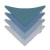 Babymode Artee Artee Little Dutch Muslin Bib Set | Soft Organic Cotton Baby Bibs 0-18 Months Lake Größe