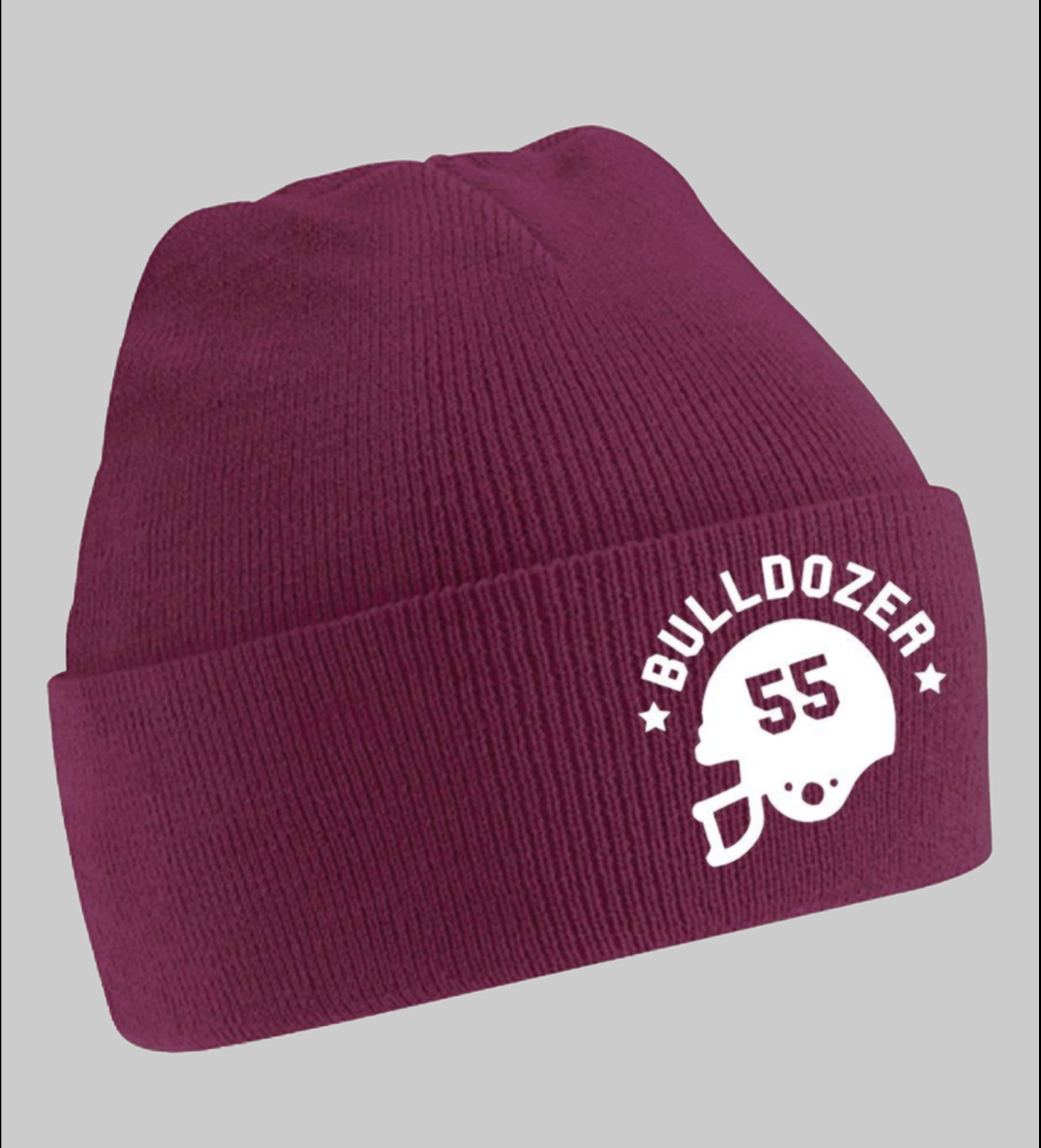 Beste Qualität: Blonie & Brownie Beanie Uni Erwachsen Mütze - Bud Spencer Burgund Blondie \u0026 Brownie Mädchenmode