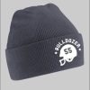 Blondie \u0026 Brownie Mädchenmode Beste Qualität: Blonie & Brownie Beanie Uni Erwachsen Mütze - Bud Spencer Grau