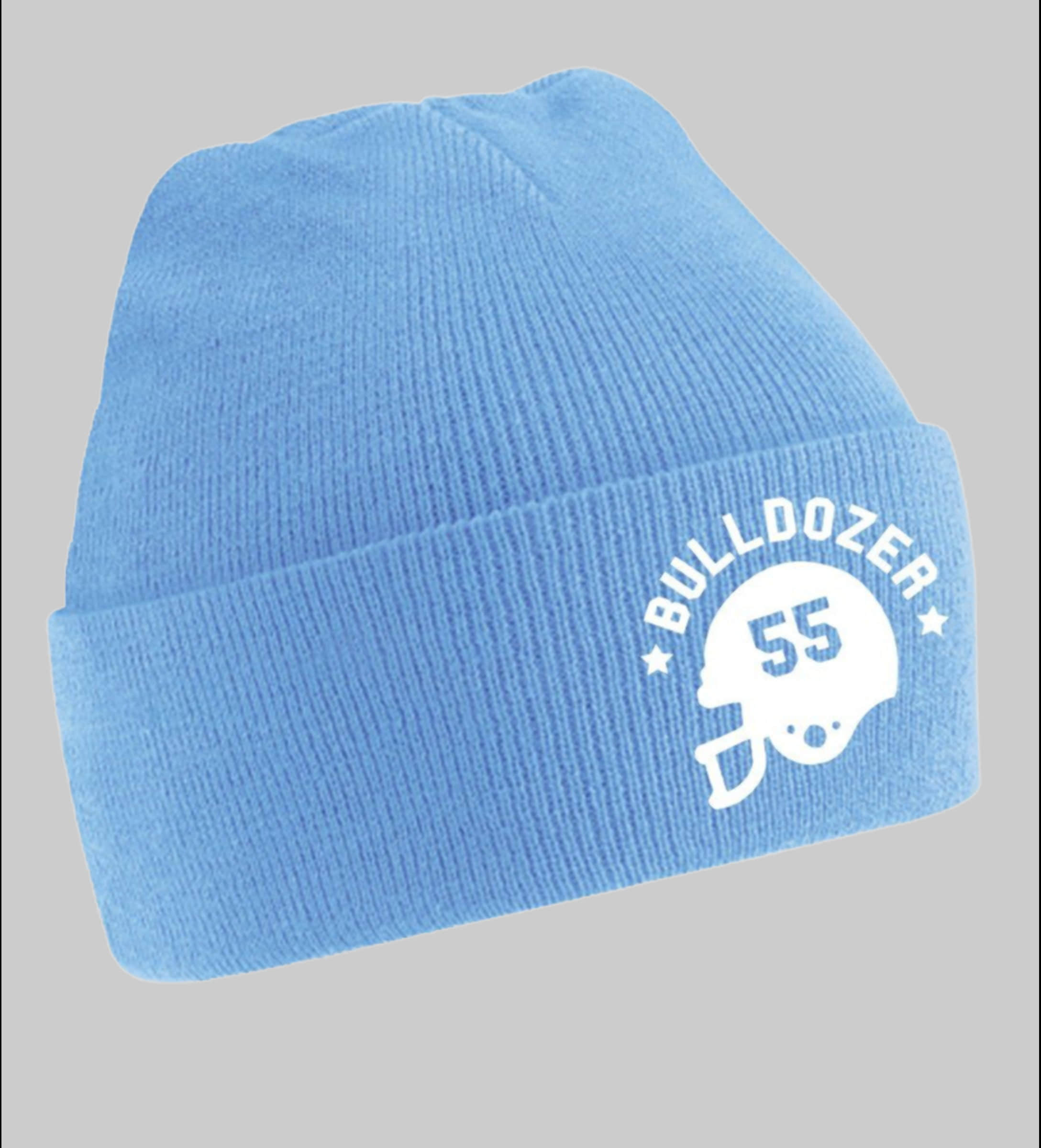 Mädchenmode Blondie \u0026 Brownie Beste Qualität: Blonie & Brownie Beanie Uni Erwachsen Mütze - Bud Spencer Hellblau