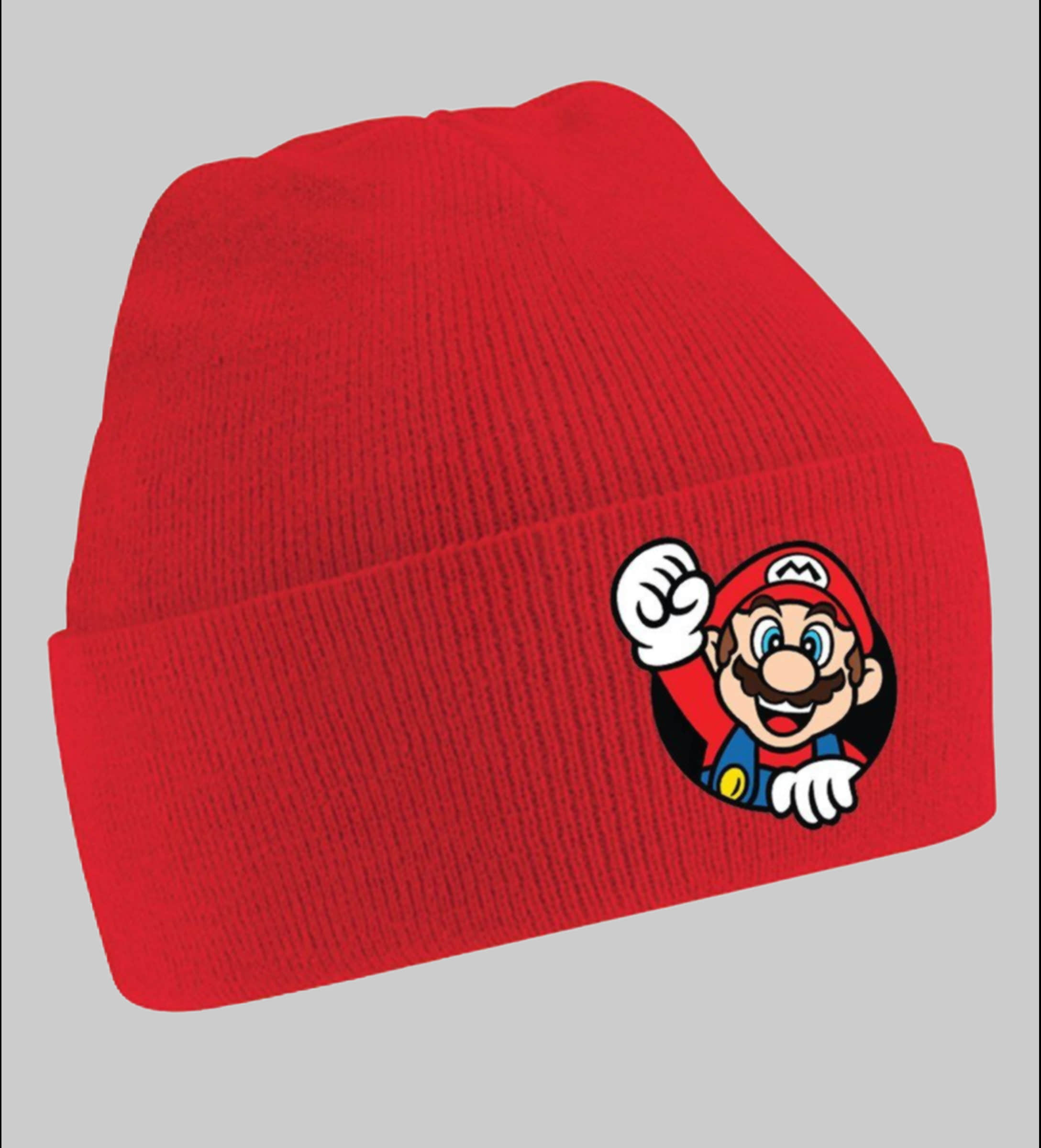 Blondie \u0026 Brownie Blonie & Brownie Super Mario Beanie Uni Mütze Rot Mädchenmode