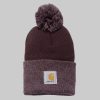 Carhartt Uni Knit Cuff Beanie - Durable Workwear Style deep wine Carhartt Accessoires & Taschen