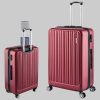 Easy Move Easy Move ACE 026 Hartschalen-Trolley - Robuster Reisekoffer aus ABS Wine Red Koffer & Reisegepäck