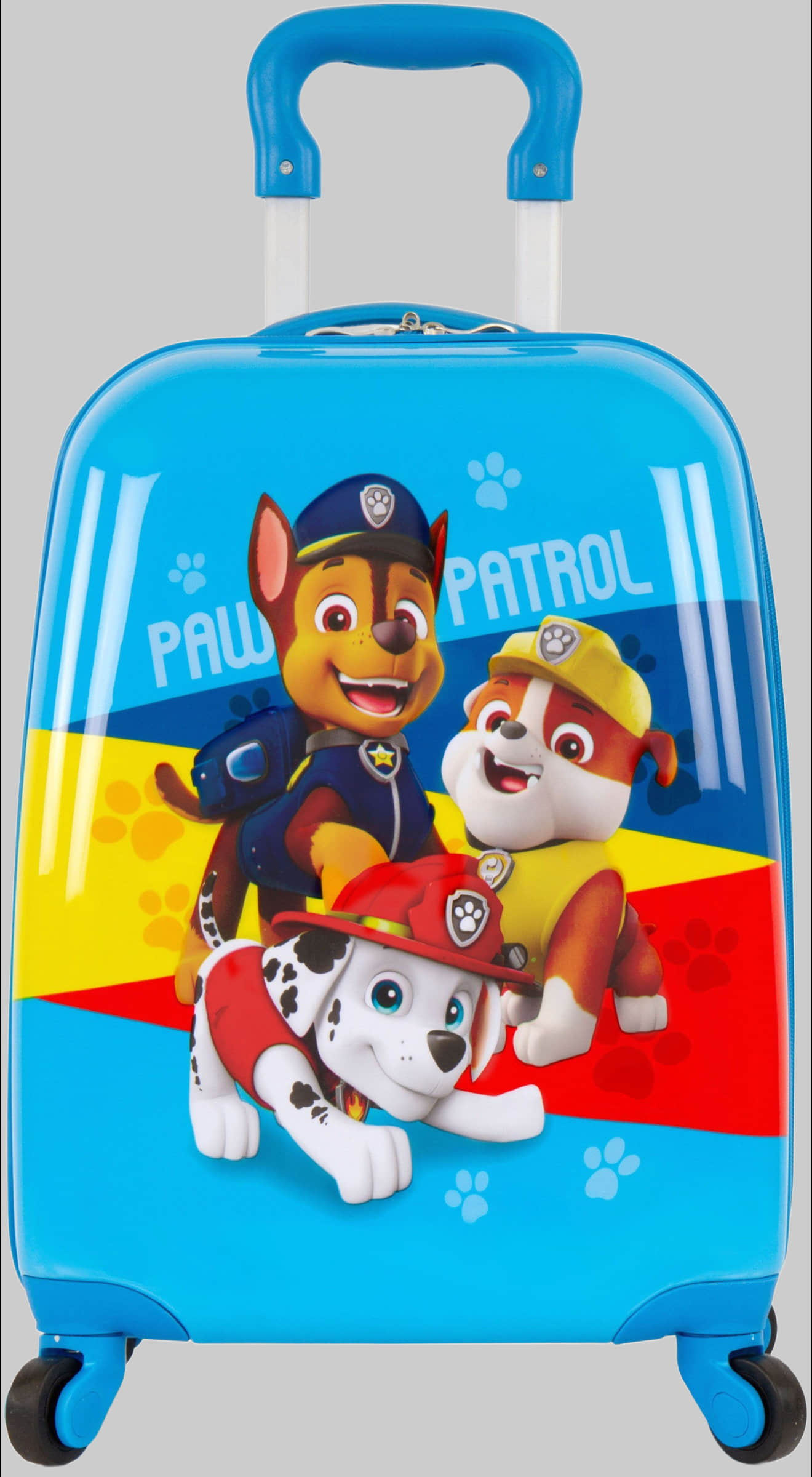 myToys Heys Heys Paw Patrol Kids Suitcase, Blue, 4 Wheels, Heys x Joachim Llambi Carry-on Luggage