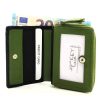 JOCKEY CLUB Mini Leather Wallet with RFID Protection Grün Mädchenmode JOCKEY CLUB