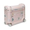 Stokke myToys JetKids by Stokke BedBox: Ride-On Suitcase & Travel Bed for Kids Pink Lemon