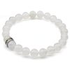 LAVISA myToys LAVISA Gemstone Bracelet | Natural Stone Beads | Healing Crystals | Uni Weiße Jade