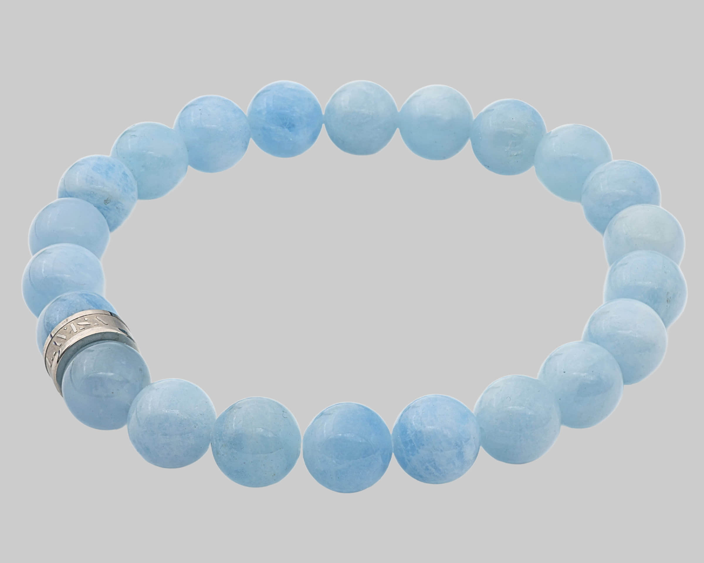 myToys LAVISA LAVISA Gemstone Bracelet | Natural Stone Beads | Healing Crystals | Uni Aquamarin