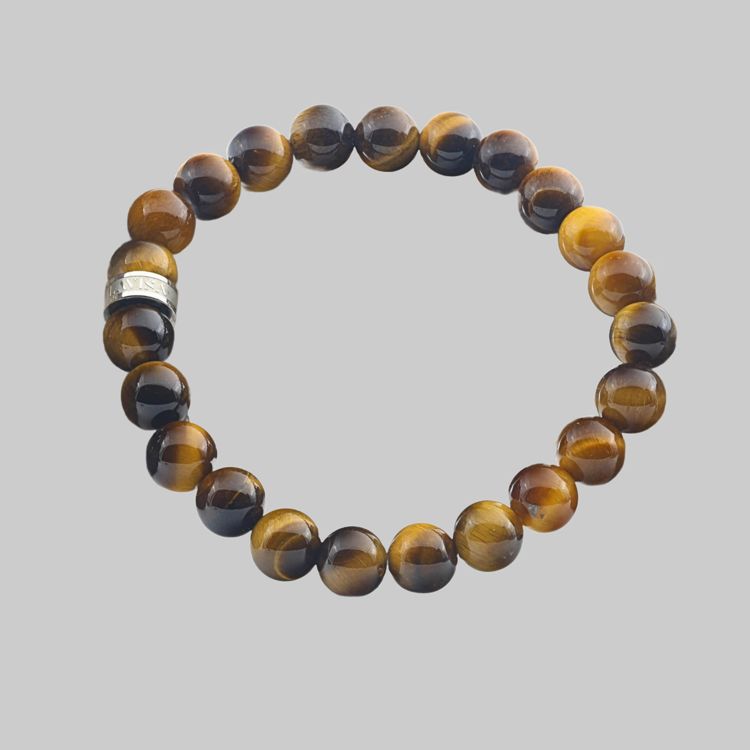 myToys LAVISA LAVISA Gemstone Bracelet | Natural Stone Beads | Healing Crystals | Uni Tigerauge