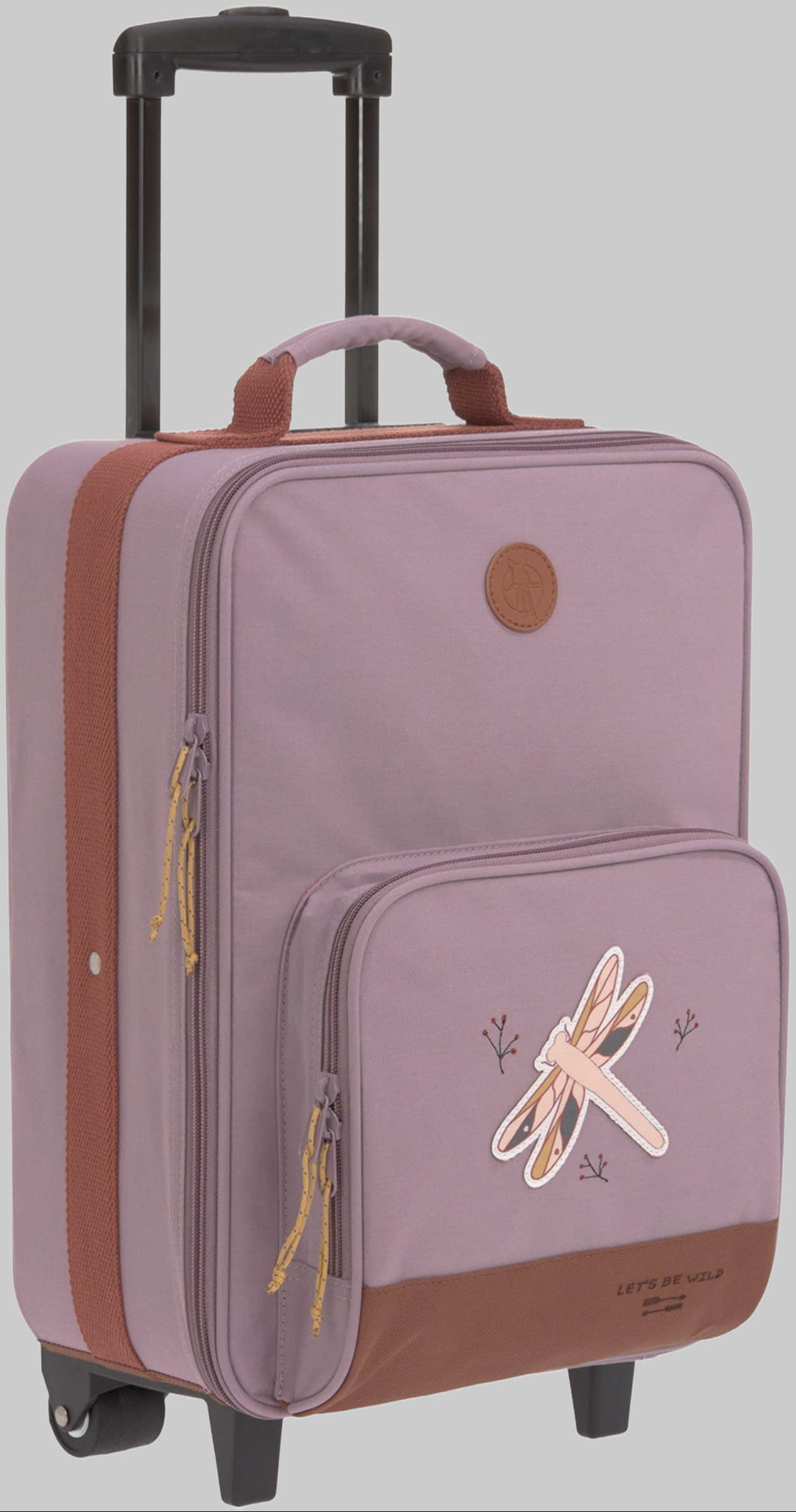 Lu00C4SSIG LÄSSIG Kinderkoffer Safari Tiger Grey Dragonfly myToys