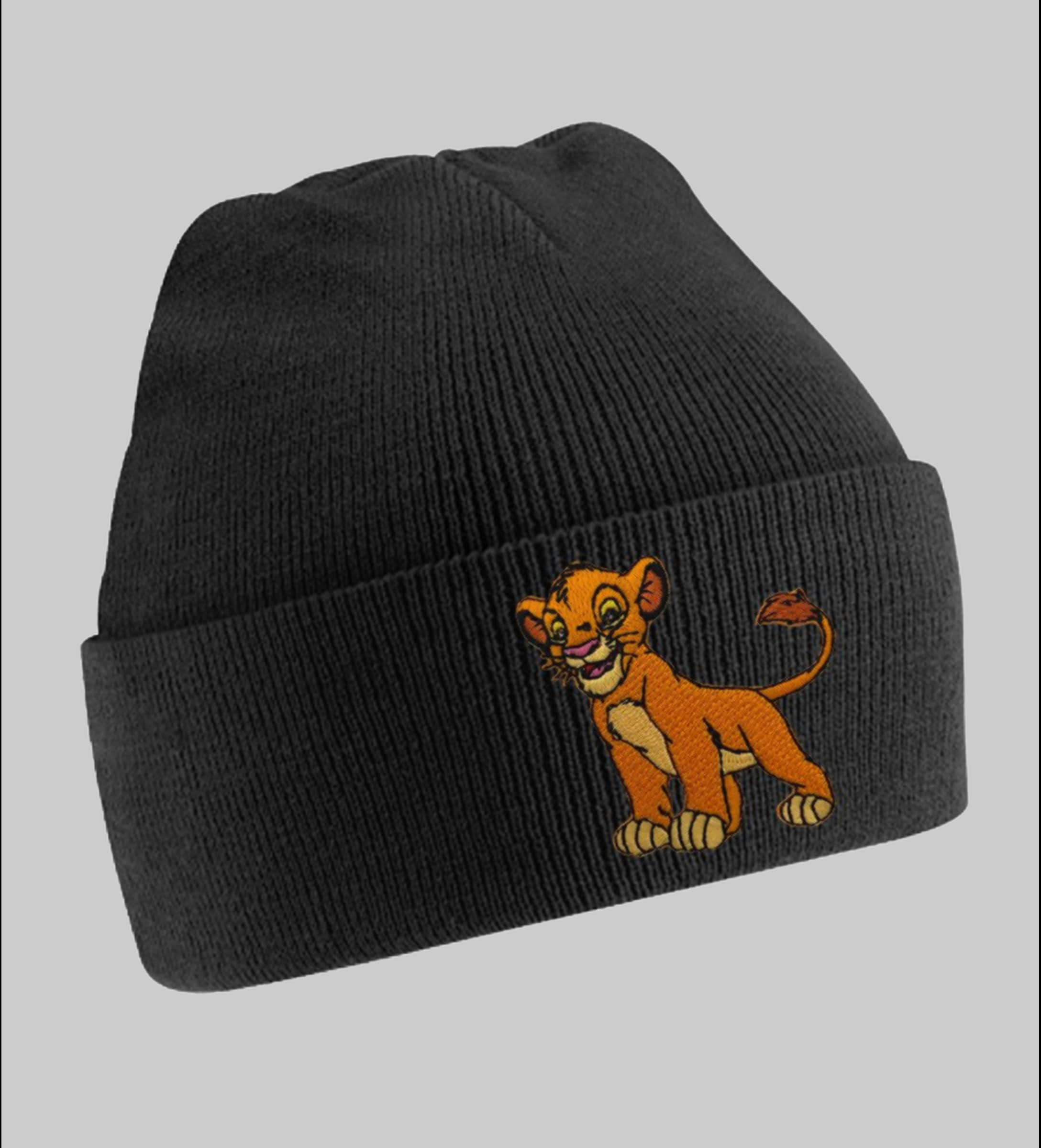 Mädchenmode Blondie \u0026 Brownie Lion King Simba Youth Beanie - Disney Knit Hat for Kids Schwarz