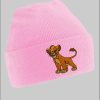 Lion King Simba Youth Beanie - Disney Knit Hat for Kids Rosa Mädchenmode Blondie \u0026 Brownie