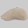 Jungenmode Lipodo Lipodo Flat Cap - Classic Cotton Peaked Cap with Visor | Kids & Adults beige