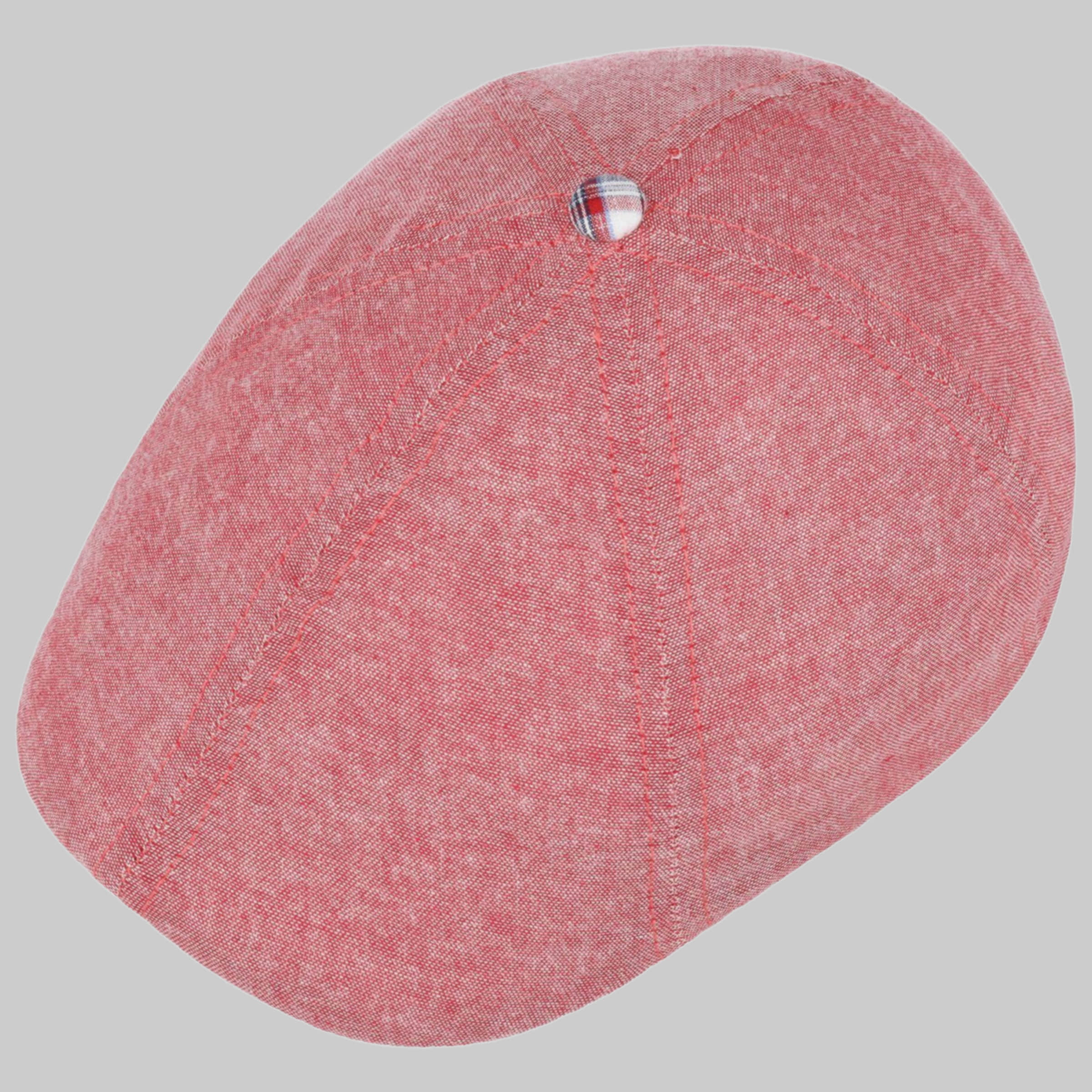 Jungenmode Lipodo Lipodo Flat Cap - Classic Cotton Peaked Cap with Visor | Kids & Adults rot