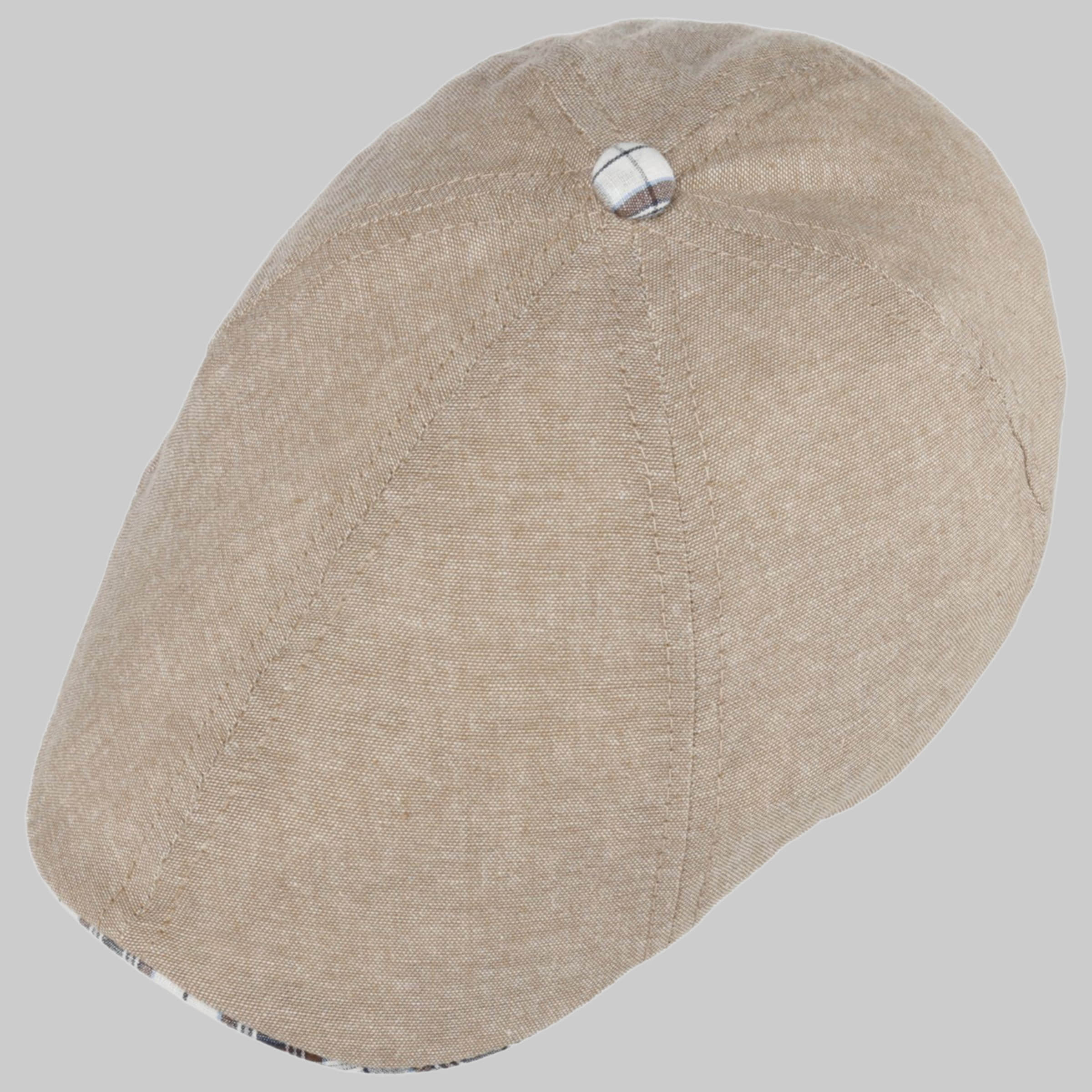 Jungenmode Lipodo Lipodo Flat Cap - Classic Cotton Peaked Cap with Visor | Kids & Adults beige