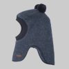 MAXIMO MAXIMO GOTS Mini Slip-On Hat - Wool Fleece, Organic Jersey, Made in Germany jeansmeliert Mädchenmode