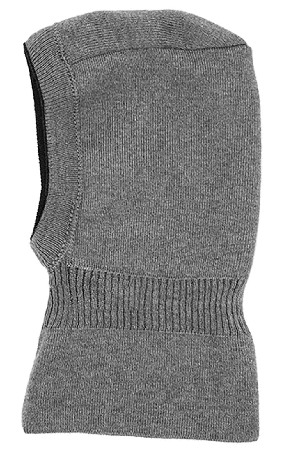 MAXIMO Schlupfmütze MINI-Schlupfmütze Basicfarben, reversible mittelgrau MAXIMO Mädchenmode