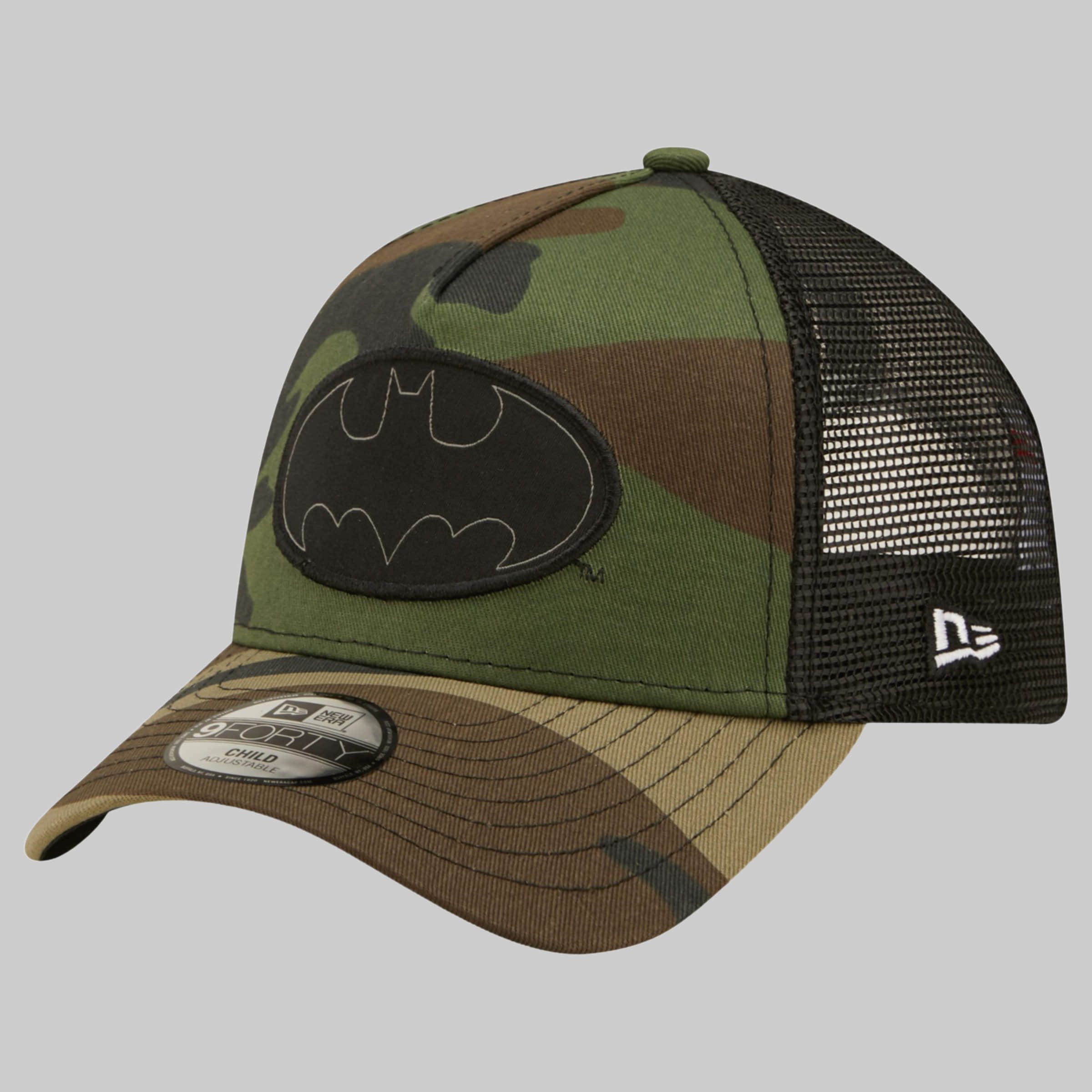MLB Kids 9Forty Strapback Cap - New York Yankees & Los Angeles Dodgers - Official New Era z Batman # New Era Jungenmode