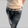 PaulZdrada Fabric Belt - Sport/Jeans/Premium Uni - Modern Hanger Style Hellgrau Jungenmode PaulZdrada