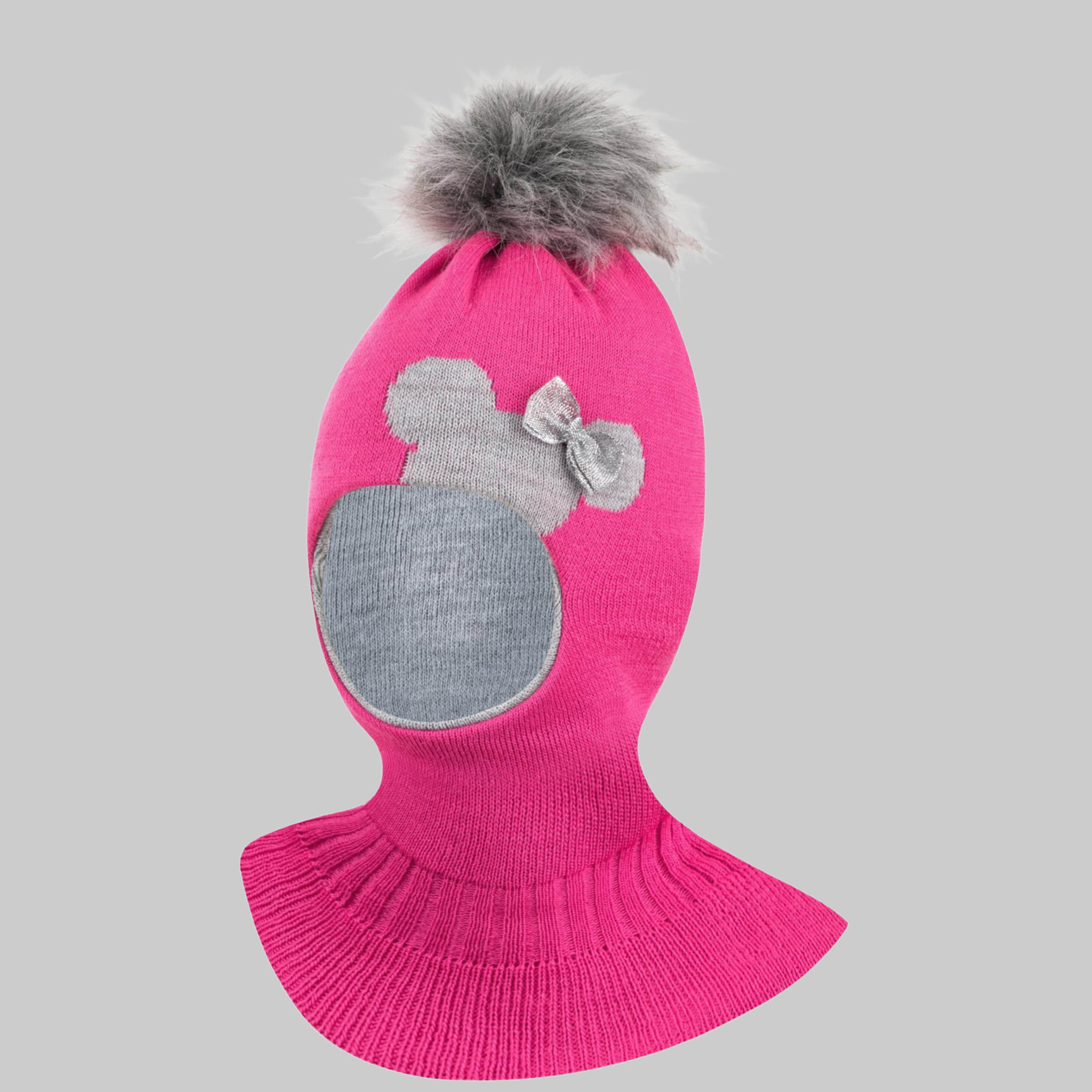 Smarilla Mädchen Wintermütze mit Bommel – Sterntaler Qualität Pink-Hellg Smarilla Mädchenmode