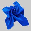 TINITEX TINITEX Seidentuch Nickituch Halstuch Seide Satin royalblau Mädchenmode