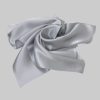 TINITEX Mädchenmode TINITEX Seidentuch Nickituch Halstuch Seide Satin silber