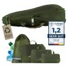 Mädchenmode TRAVEL DUDE TRAVEL DUDE Kofferorganizer aus recycelten Plastikflaschen (ultraleichte Packwürfel, 4-tlg., Mit Packtaschen in verschiedenen Größen und einem Wäschebeutel), mit Kompression und einem Nassfach Forest Green