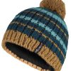 TROLLKIDS Bommelmütze Hafjell Blaugrün/W Mädchenmode TROLLKIDS