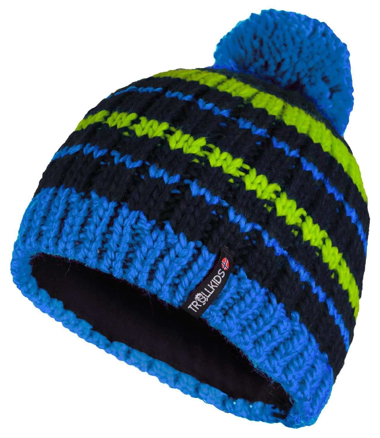 TROLLKIDS Bommelmütze Hafjell Nachtblau/ Mädchenmode TROLLKIDS