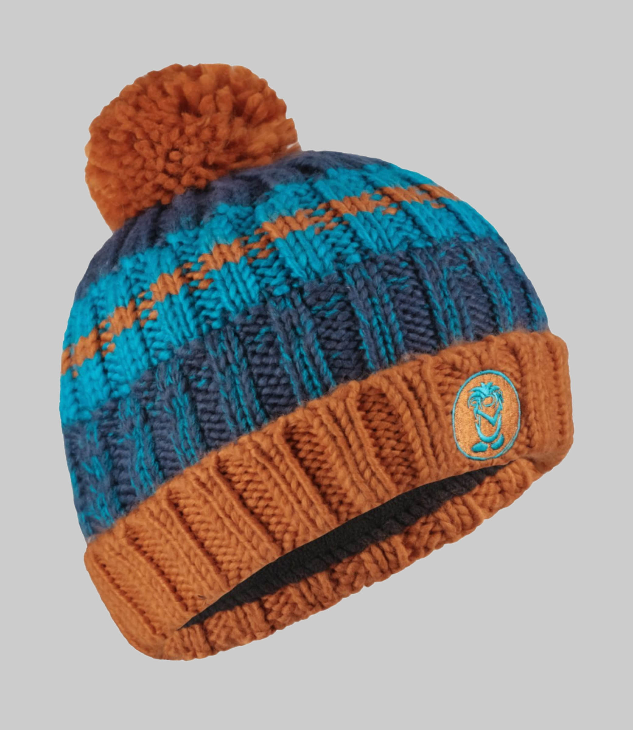 TROLLKIDS TROLLKIDS Bommelmütze Troll - Reversible Kids Beanie Zimt/Nacht Mädchenmode