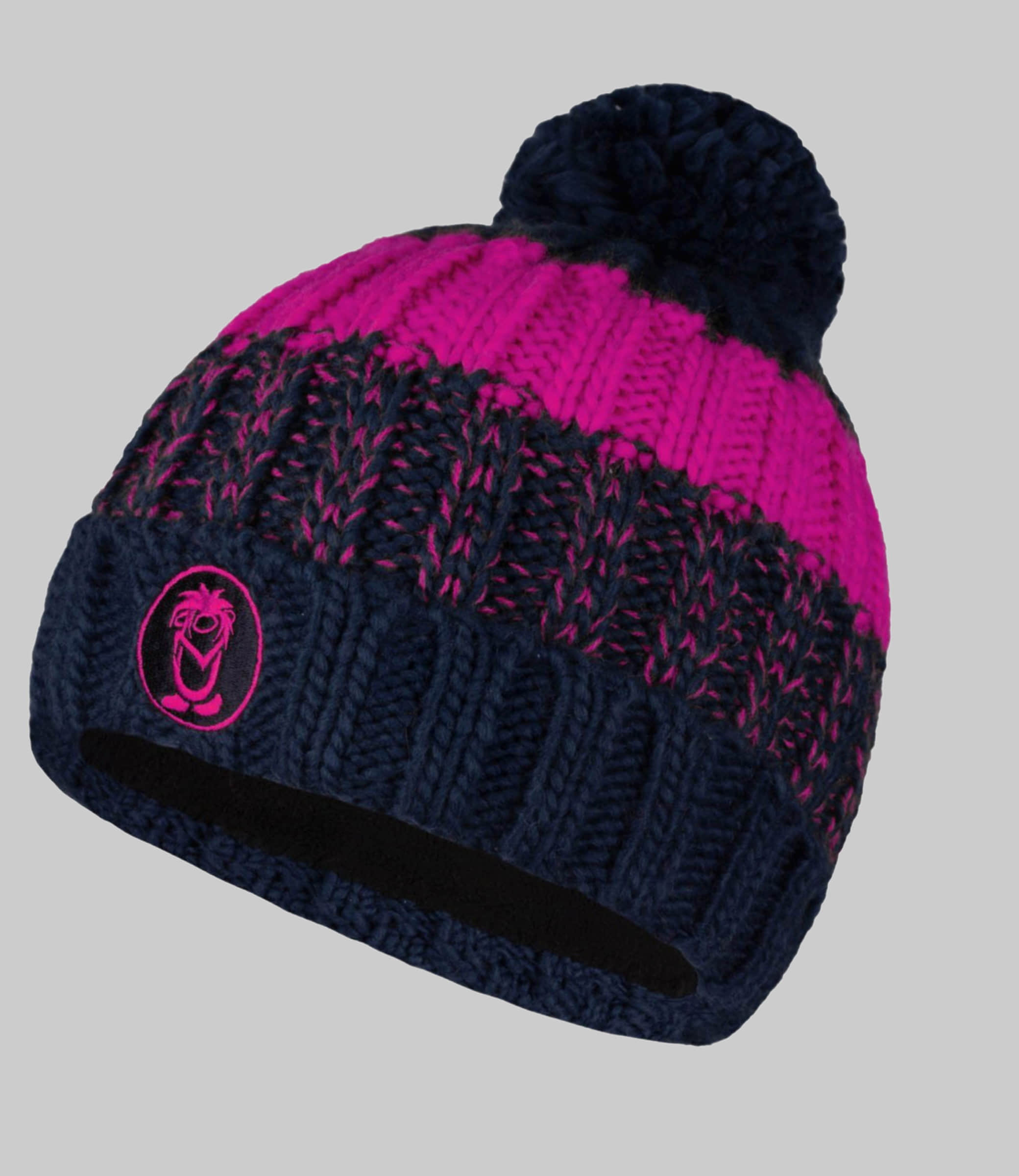 TROLLKIDS Mädchenmode TROLLKIDS Bommelmütze Troll - Reversible Kids Beanie Marineblau