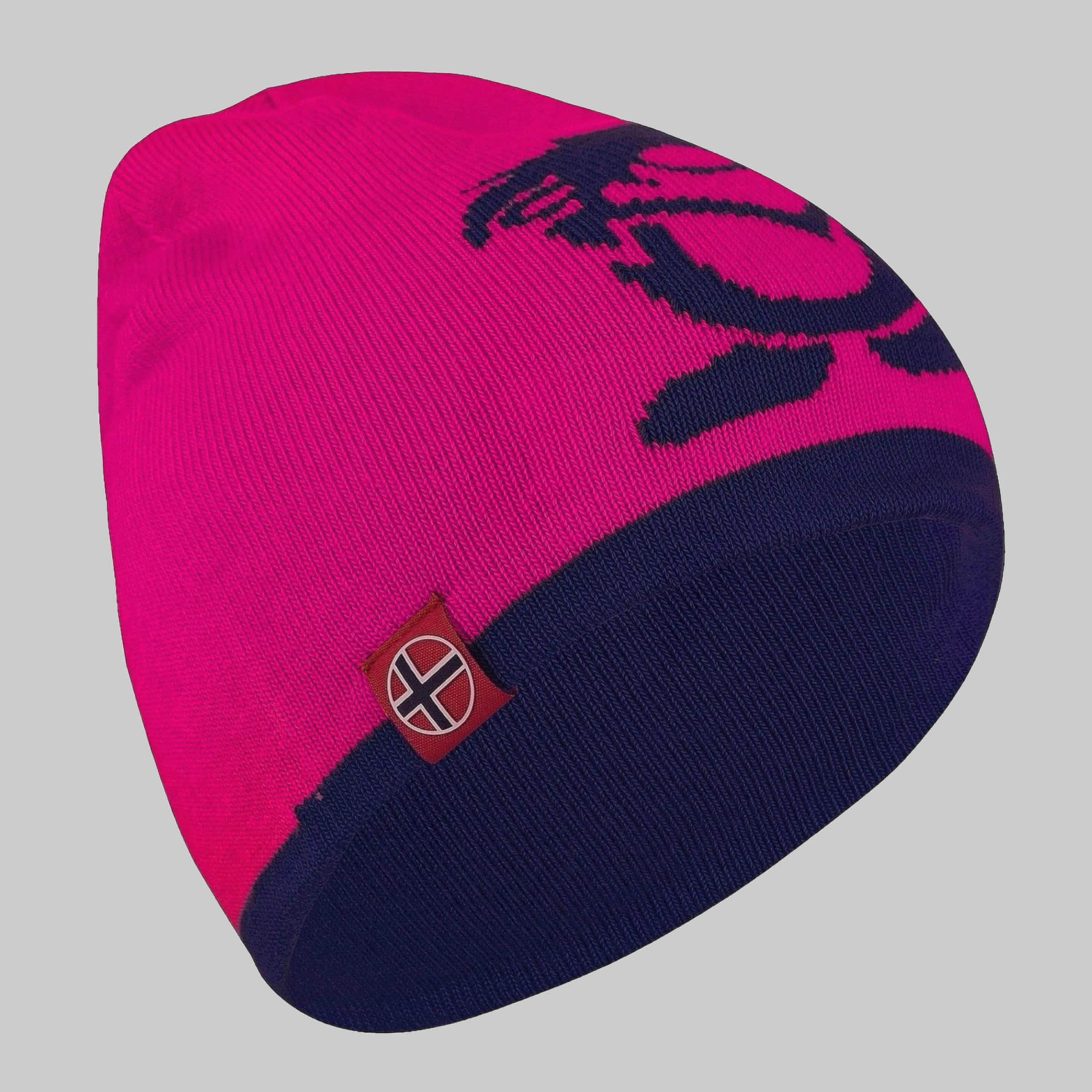 TROLLKIDS Bommelmütze Troll - Reversible Kids Beanie Marineblau TROLLKIDS Mädchenmode