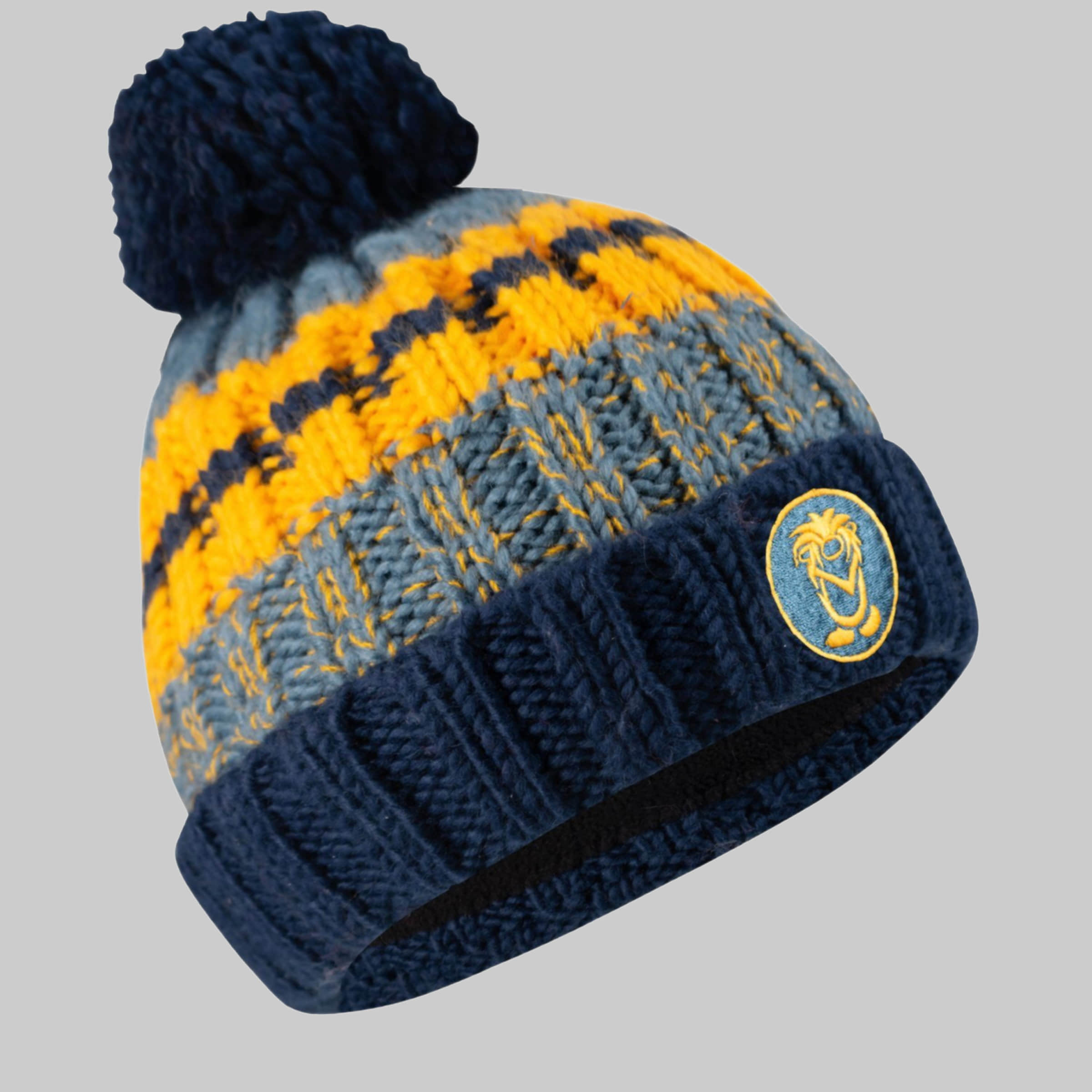 TROLLKIDS Bommelmütze Troll - Reversible Kids Beanie Stahlblau/ TROLLKIDS Mädchenmode