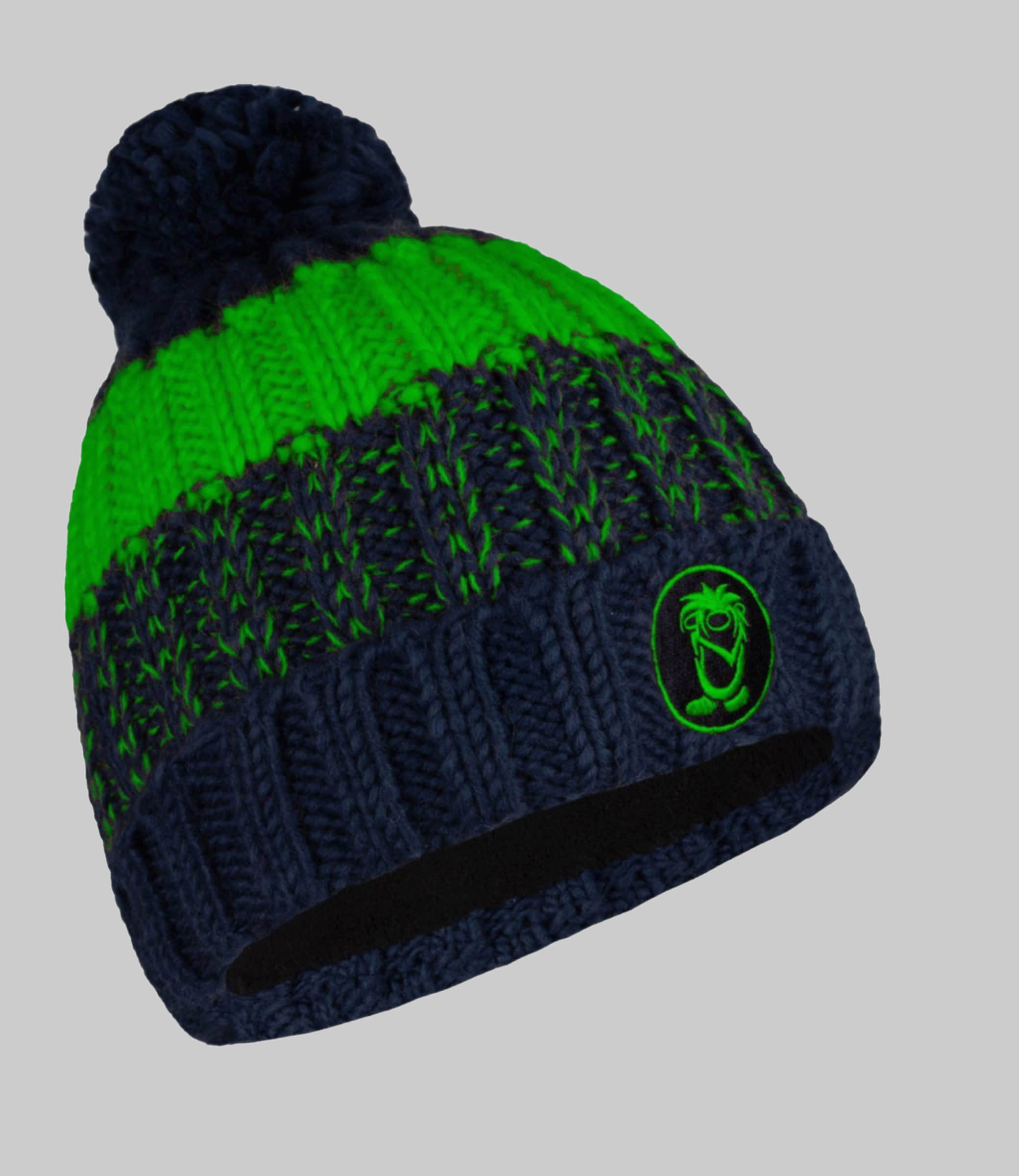 TROLLKIDS Mädchenmode TROLLKIDS Bommelmütze Troll - Reversible Kids Beanie Marineblau