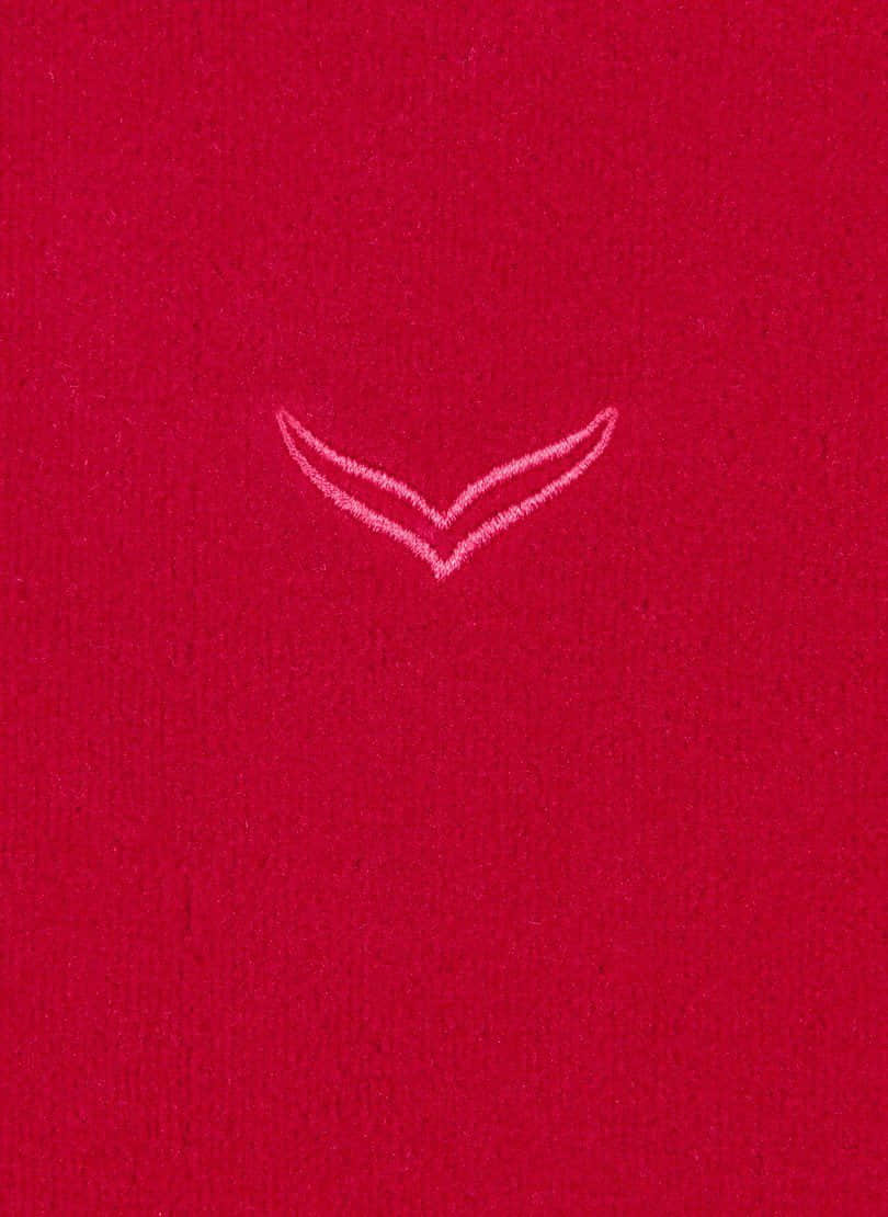 Trigema Mädchenmode Trigema Fleeceschal | Men's Fleece Scarf with Chic Fringes kirsch
