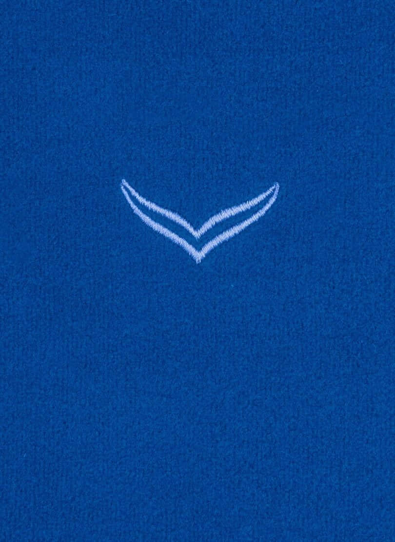 Trigema Fleeceschal | Men's Fleece Scarf with Chic Fringes royal Mädchenmode Trigema