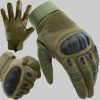Trizand Tactical Multi-Sport Gloves - L/XL Army Green & Black/Khaki Khaki Mädchenmode Trizand