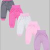 TupTam Baby Knit Pants 5-Pack - OEKO-TEX Certified - Uni Rosa Grau Startseite TupTam