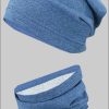 TupTam Kinder Beanie Mütze Schal Set - Übergangszeit (2-tlg) Dunkelblau Mädchenmode TupTam