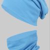 TupTam Kinder Beanie Mütze Schal Set - Übergangszeit (2-tlg) Jeans Mädchenmode TupTam