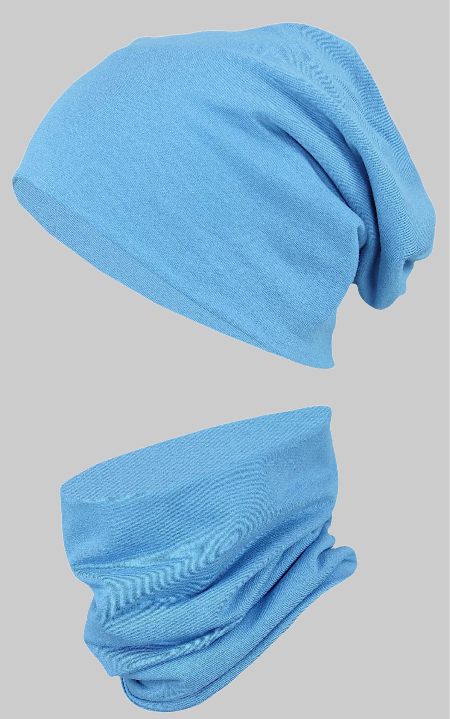 TupTam Kinder Beanie Mütze Schal Set - Übergangszeit (2-tlg) Jeans Mädchenmode TupTam