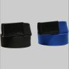 Jungenmode URBAN CLASSICS Urban Classics Kids Canvas Belt 2-Pack - Durable & Adjustable black-blue
