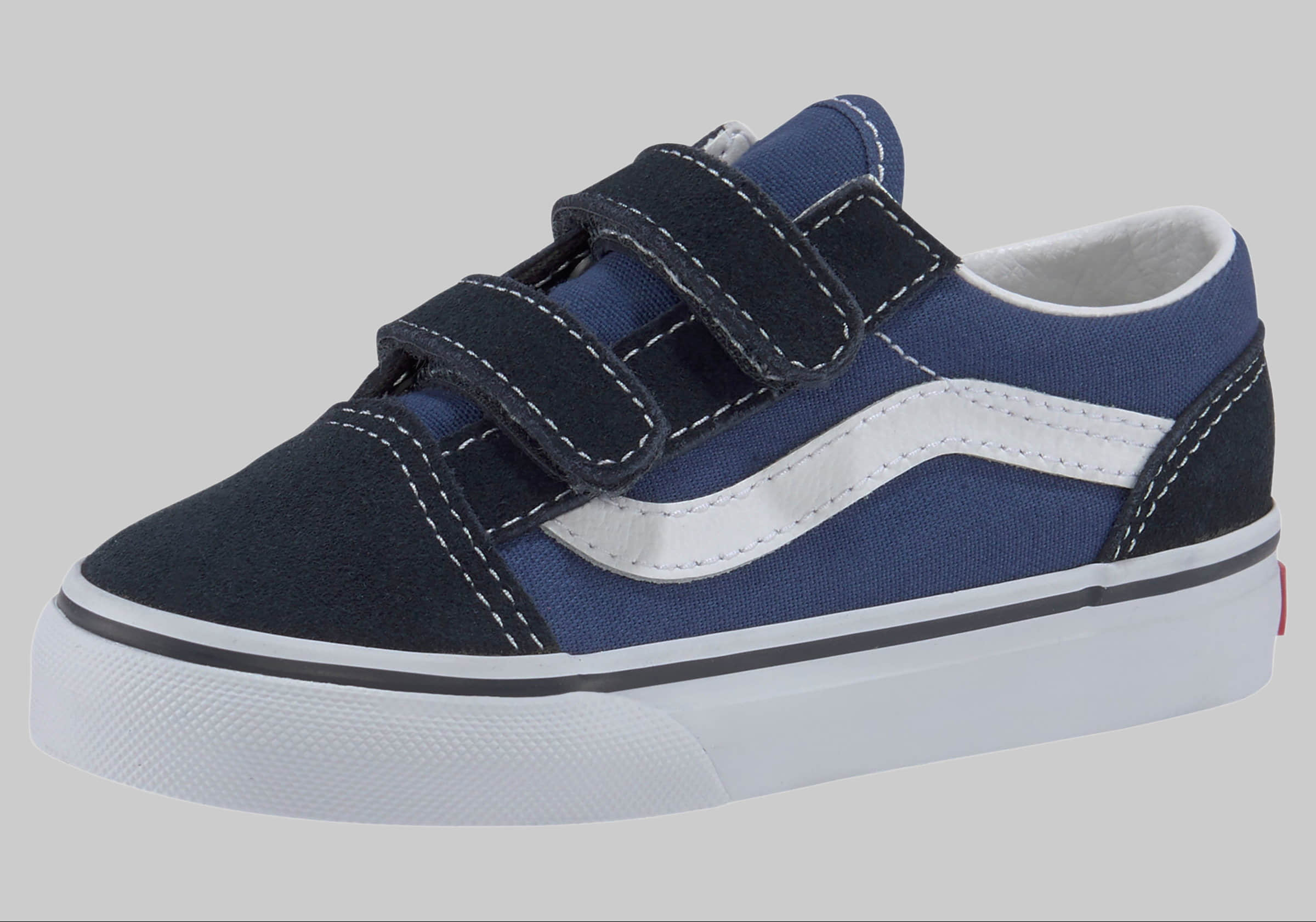 Vans Old Skool Kids' Sneakers with Hook & Loop Closure - Classic Style blau Vans Mädchenmode