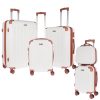 Koffer & Reisegepäck Weissmantel Weissmantel Kofferset 5er Koffern Set Hartschalenkoffer - Handgepäck, Mittelgroße & XL Reisekoffer Weiss & Br