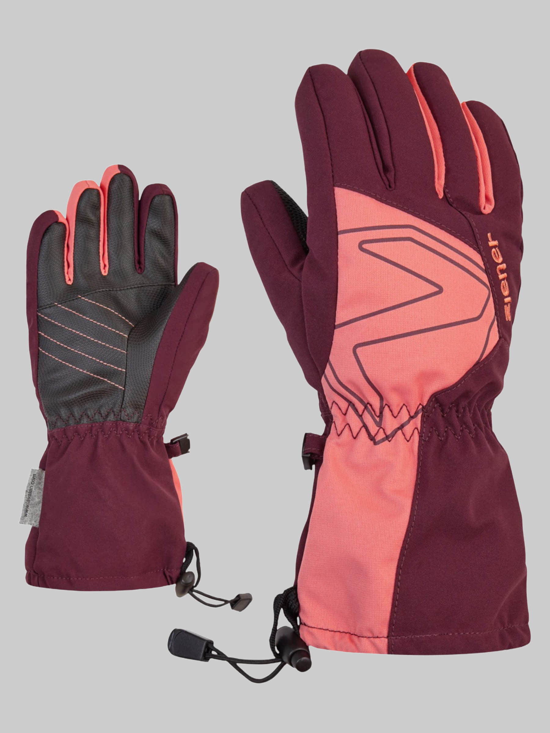 Ziener Fäustlinge Ziener Junior Laval As Aw Glove Kinder rot Ziener Mädchenmode