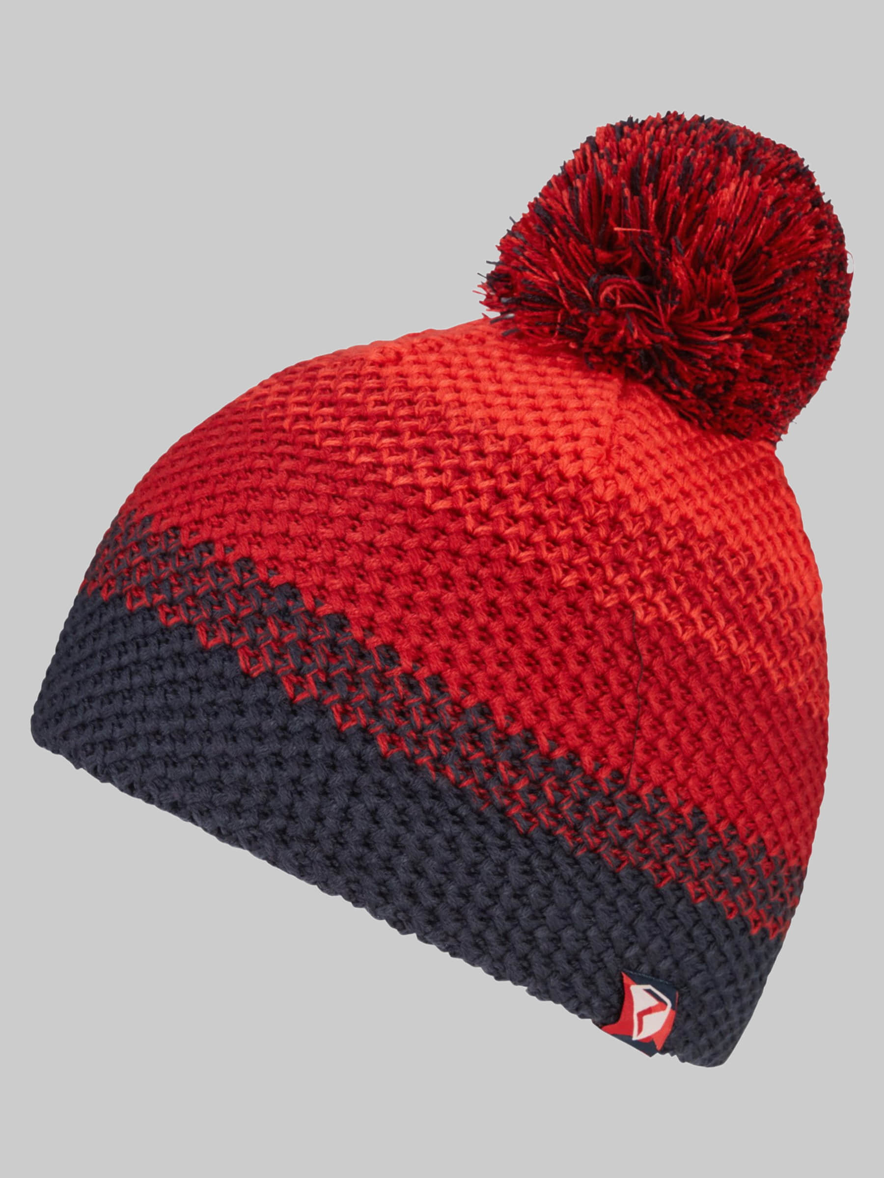 Ziener Ishi Junior Knitted Hat - Fleece Lined & Playful Design feuerrot Ziener Mädchenmode