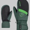 Ziener LEVIN GTX MITTEN Junior - Waterproof Kids Ski Gloves dunkelgrün Mädchenmode Ziener